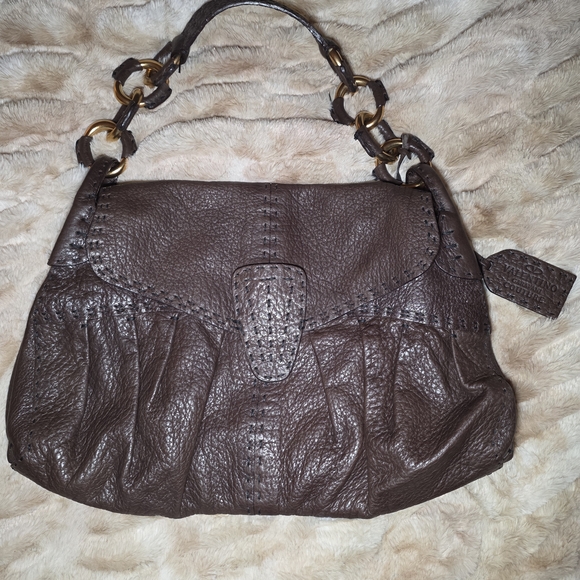 Valentino Garavani Couture - Red Label: Brown Leather Shoulder Bag | Italy - Picture 2 of 11